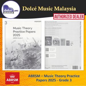 ABRSM - Music Theory Practice Paper 2025- Grade 3