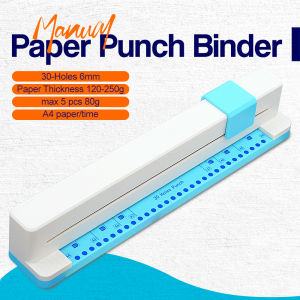 VSPH A4 Size Manual Paper Punch Binder Machine 30 holes DIY Machine Office Supplies School