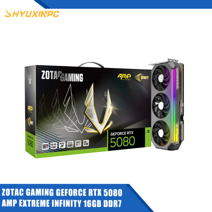 ZOTAC GAMING GeForce RTX 5080 RTX5080 AMP Extreme INFINITY 16GB