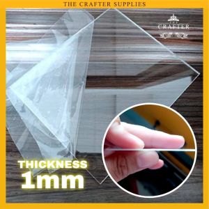 1mm Clear Transparent Acrylic Sheet Part 5 Pre Cut Size Plastic Glass Plexiglass Perspex Plate