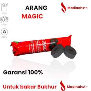 Arang Magic 1 bungkus isi 10 keping/Charcoal untuk pembakaran Dupa