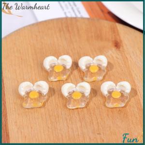 【The Warmheart】 5pcs 1:12 Dollhouse Miniature Mini Broken Egg Model DIY Kitchen Toys Accessories