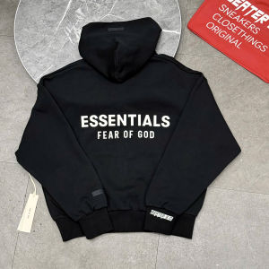 [Chính Hãng] Áo Hoodie Essentials Fit Fleece Zip Up Jet Black 2025 - 192AS254780F | Beater 8.10
