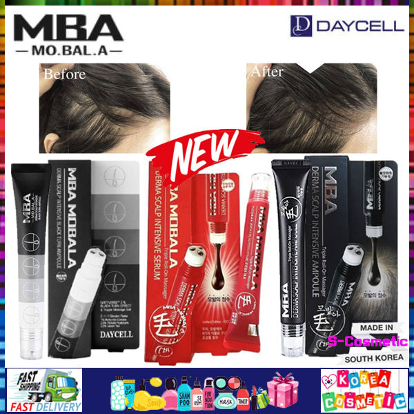 Mba 20ml💝korea Brand💝loss Care Black Turn Hair Growth Serum Derma Scalp Intensive Ampoule 6213