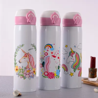 420Ml Sanrio ฉนวนถ้วย Cinnamoroll ถ้วยน้ำข้าวสีดำ Hello Kitty My Melody นักเรียนสแตนเลสกระป๋องขวดน้ำเด็ก
