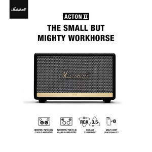 Marshall Acton II Bluetooth Speaker Subwoofer Speaker Home Bluetooth Audio Outdoor Bluetooth Audio Travel