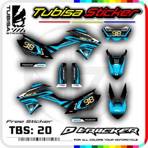 Sticker Striping Dtracker 150 - Stiker Striping Variasi Motor Dtracker 150. TBS.SF.20