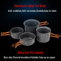 Naturehike  Camping Cooking Set Nesting Ultralight Pot , Outdoor Peralatan Memasak Portabel Panci Berkemah Luar Ruangan Cookware Piknik (4 Pcs) Ultralight Outdoor Pots. 