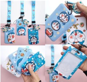 Doreamon Card Holder with lanyard EZLink Card Staff ID Card Holder [SG Stocks]