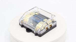 Car audio modification transparent fuse holder with digital display fuse One-switch two-way