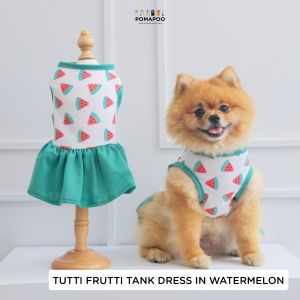 Tutti Frutti Tank Dress - Dress Kucing dan Dress Anjing POMAPOO Premium Berkualitas