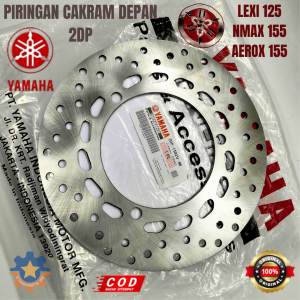 PIRINGAN CAKRAM DEPAN YAMAHA 2DP AEROX 155 NMAX 155 LEXI 125 ORISINIL ASLI YGP DISC BRAKE