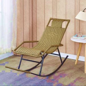 เก้าอี้นอนหวาย เก้าอี้นอน เก้าอี้ เก้าอี้พักผ่อน เก้าอี้อาร์มแชร์ เก้าอี้โยก ผลิตจากหวายเทียมคุณภาพดี นอนสบาย
