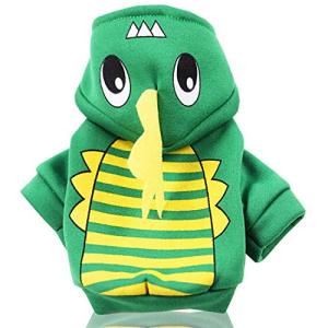 Hooded Transformation Cartoon Dog Clothes Small Dog Hoodie Pomeranian Bichon Clothes Puppy Sweatshirt Pet Clothes Cute Pet Clothes Pet Clothes Transformed Into A Dinosaur