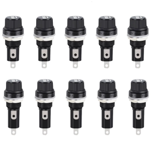 Glass Tube Fuses Holders High Conductivity Coppers Parts Easy Installation For Home Appliances And Automotive Circuits