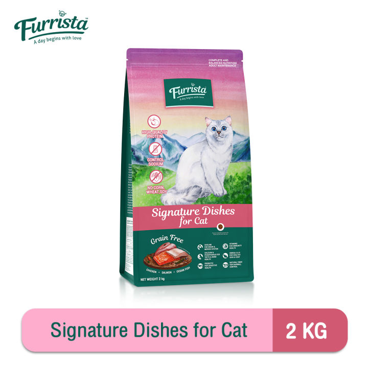Furrista อาหารแมวเกรนฟรี 2KG ไม่มีข้าวสาลี