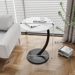 Small coffee table light luxury side table small apartment living room sofa mini coffee table balcony bedroom bedside storage table corner table