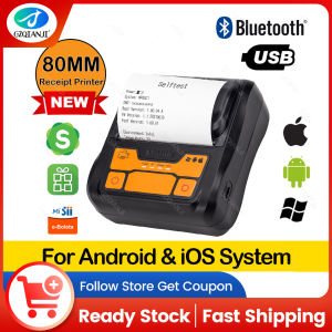 Goojprt 80mm Bluetooth Portable Receipt Printer Mini Printer 3 inch Wireless Barcode Printing POS SRS Mesin Cetak Resit loyverse Kyte