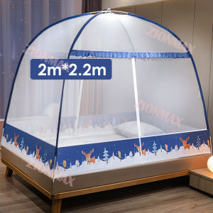 【Dikirim Dari Jakarta】 Kelambu Kasur Lipat Kelambu Anti Nyamuk Kasa Nyamuk Kelambu Kelambu Tidur 180x200cm/2mx2.2m Tirai Lipat Kelambu tenda Jumbo Kelambu Lipat tanpa alas Kelambu tenda dua pintu selambu lipat selambu anak tenda bedcover