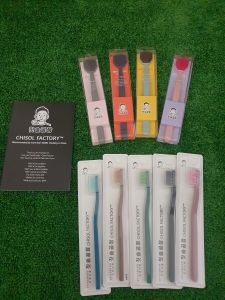 Chisol Factory Gift Box (Includes 5 Colored Toothbrush and 4 Colored Tongue Cleaners) - Made in Korea