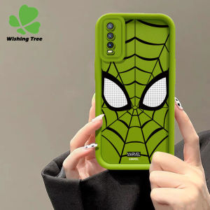 WishingTree เคสสไปเดอร์แมนสำหรับ VIVO Y20 Y20A Y20S Y20i Y12S Y3S Y12A V2026 V2027 V2028 V2029 V2032 V2033 V2042ซองนุ่มกันกระแทกแฟชั่นที่มีสีสันฝาหลังโทรศัพท์