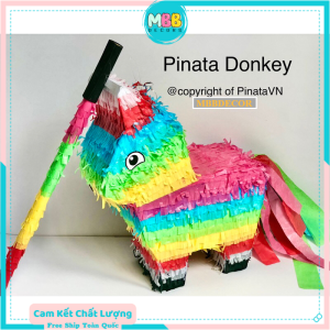 Pinata đập kẹo Donkey 2D - Trò chơi tiệc cực vui dành cho trẻ em - MBBDECOR