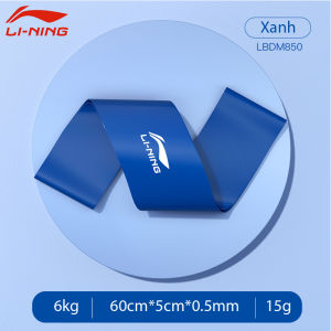 Dây Kháng Lực Tập Gym LI-NING Dây Đàn Hồi Miniband Tập Mông Đùi Dây Cao Su Kháng Lực Dây Tập Kháng Lực