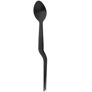 NEMOPH Portable Sauce Spoon 2in1 Design Multi-functional Picnic Utensil High Quality Stainless Steel Metal Spoon Chopstick Kitchen Utensil