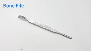 KITA-QSWTITAN Bone File Double Ended Bone File Filing Stainless SteelOrthopedics Instruments Autoclaveable