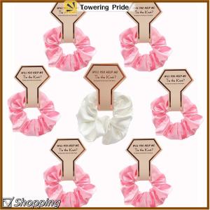 [Towering Pride] 1pcs Phù Dâu Quà Tặng tóc scrunchies bachelorette Đảng Bridal tắm đám cưới lưu niệm đội cô dâu để được haircircle quà Tặng lưu niệm cho khách