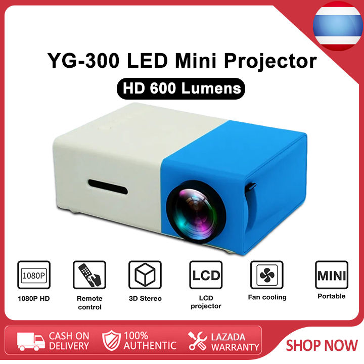 mini projector โปรเจคเตอร์ projector mini เครื่องฉาย projector เครื่องฉายหนัง โปรเจคเตอร์ โปรเจคเตอร์ 4k android/IOS ต่อกับโทรศัพ HDMI รุ่นล่าสุดโปรเจคเตอร์