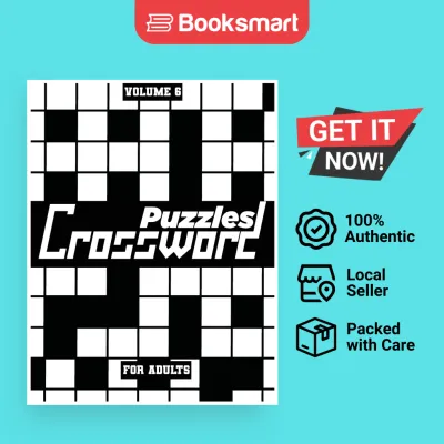 Crossword Puzzles For Adults Volume 6 - Paperback - English - 9781777262679