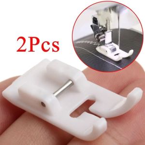 2PCS Non-stick Pressure Foot Snap On Sewing Presser Foot Leather pressure foot Home sewing machine Multi-Function