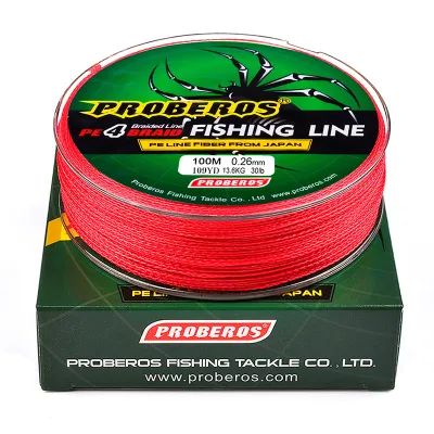 100M 4 Strands 6-100Lb New Pe Braided Fishing Wire Multifilament Super Strong Fishing Line Japan Multicolour