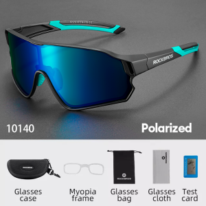 ROCKBROS Polarized Sunglasses Ultralight UV400 Protection Professional Cycling Eyewear Comfortable HD Vision Sports Glasses