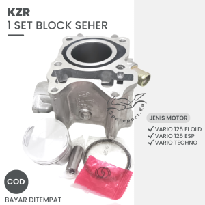 (GROSIR) KOMPLIT BLOK SEHER VARIO 125 OLD LAMA HONDA TECHO ESP LED FI / PISTON KIT / BLOCK SET SILIDENDER BORING CYLINDER / HED HEAD RING PISTON VARIO 125 LAMA KZR / KALIPER CALIPER / BOS BOSH BUSH / STANG MESIN VARIO TEKNO