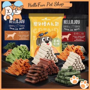 [CAO CẤP] Xương gặm làm sạch răng cho chó Hello Joy gói 800gr