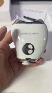 Mango-shaped 2-in-1 Electric Nail Clipper Multifunctional 3-speed Nail Trimming and Polishing Device Nail Care Tool