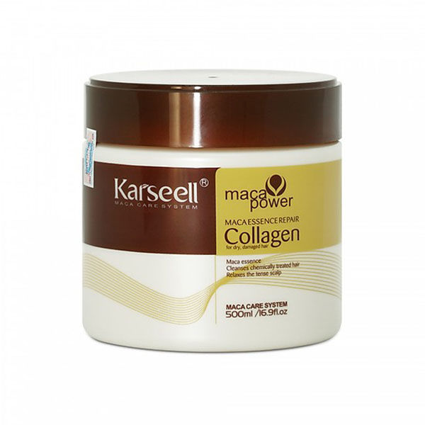 KARSEELL Maca Essence Repair Collagen for Dry Damaged Hair, Color ...