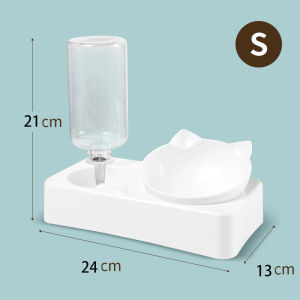 Pet Water Dispenser 2-in-1 Design portable pet drinking bowl cat and dog water feeder for home feeding and outdoor travel for Cats Dogs and Pet Owners Pet Supplies for Indoor and Outdoor Use
