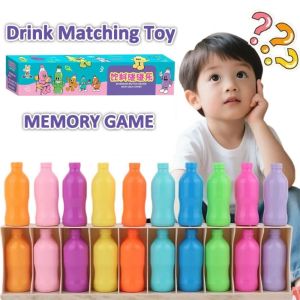 FEIYING Colorful Color Matching Memory Game Montessori Educational Toy Learning Color Toys Creative Color Classification Game Exercise Brain Memory