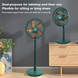 WISDOMMAN Silent floor fan air circulation fan household silent floor fan WSF-1488 16" plastic blade