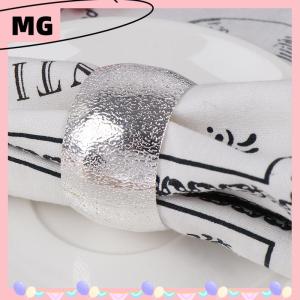【Magical House】 [ New Hot Fashion] Nhẫn Khăn ăn Nhẫn Khăn Ăn tiệc cưới khách sạn người giữ khăn ăn có khóa trang trí bàn