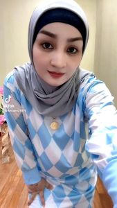 SET MUSLIMAH LABUH PUNJABI WANITA PLUSSIZE CODE PETAK