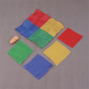 FLITY5 Magic Toy Scarf Silk Restoring Magic Props Gimmick Props Magic Tricks Magic Accessories Magician Game Scarves Fusion Magic Street Stage
