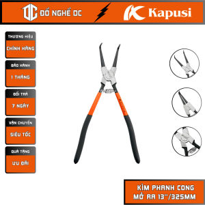 kìm phanh kìm ở phe kìm phe cong ra 13"/325mm Kapusi Nhật Bản thép hợp kim CR-V cao cấp dùng để sửa chữa linh kiện