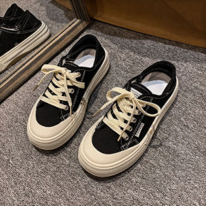 ✨CADIAES✨รองเท้าผู้หญิง รองเท้าผ้าใบฤดูร้อนใหม่ พื้นหนา สไตล์คลาสสิก รองเท้าแฟชั่น