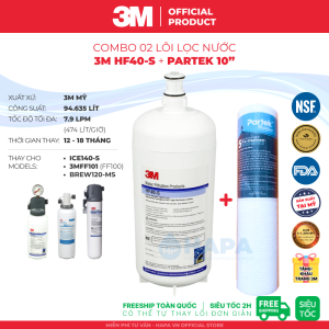 Lõi Lọc 3M HF40-S Thay Cho Máy Lọc Nước 3M ICE140-S 3MFF101 ICE140S HF40S FF100 Nhập Khẩu Mỹ - Hàng Chính Hãng 3M