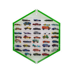 RAK / TEMPAT / DISPLAY HOTWHEELS 1:64 MODEL SEGI ENAM / HEXAGON MEDIUM