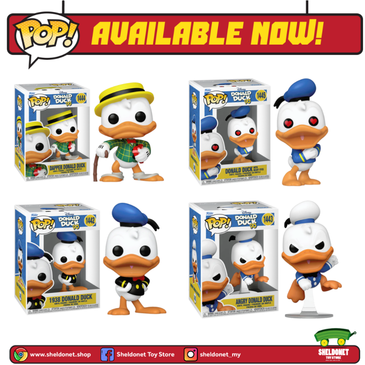 PROMOTION] Funko: Donald Duck 90th Bundle Set Of Funko Pop Vinyl